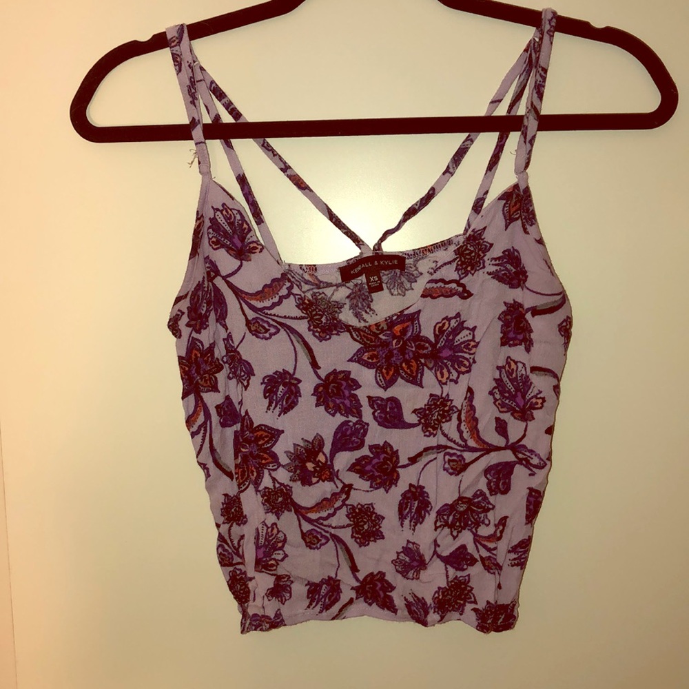 floral crop top